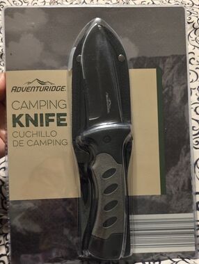 Adventuridge Black Camping Knife 9.8 Inches